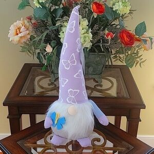 NWT Spring Butterfly Gnome 20" Tall Purple Hat w/ Butterflies 🦋 💜